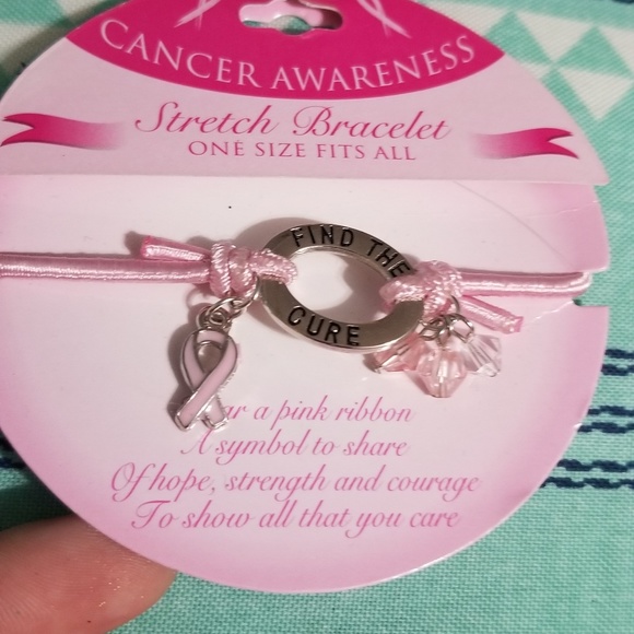 3 Pink Ribbon Bracelets - Picture 4 of 4